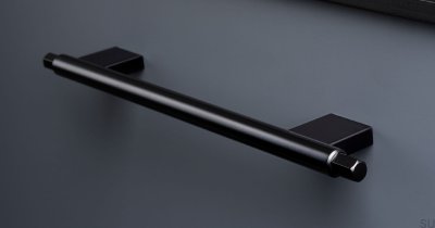 Puxador para móvel alongado Prisma 192 Metal Preto Mate