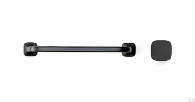 Puxador para móveis Quart Big Metal Black Matt