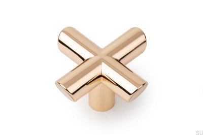 Puxador para móveis Equis Gold Polished