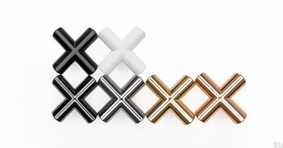 Puxador para móveis Equis Metal Branco Mate