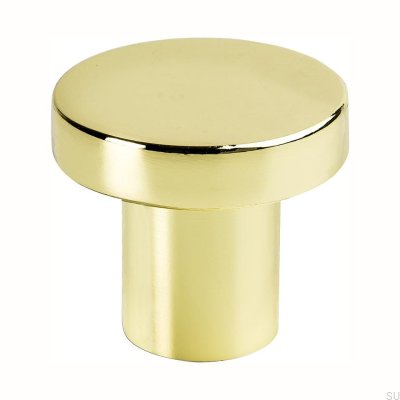 Maçaneta para móveis 2078 metal dourado polido