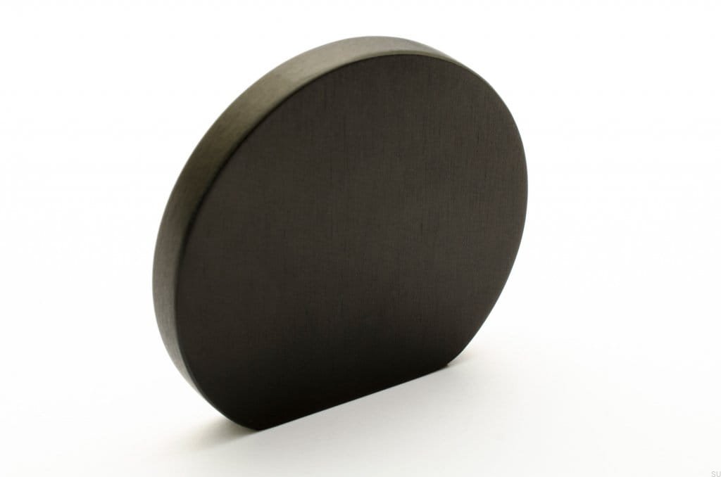 Gałka meblowa Globe 50 czarna aluminiowa