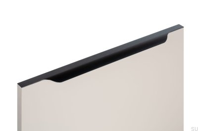 Puxador para móveis Vector Edge 0434 597 Aluminium Black Brushed