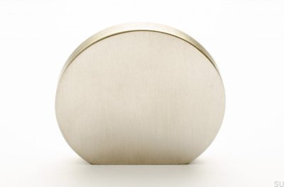 Botão para móveis Globe 50 Aço inoxidável escovado