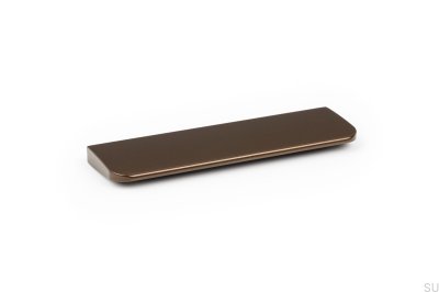 Puxador para móveis alongado Peak 64 Aluminium metallic Brown