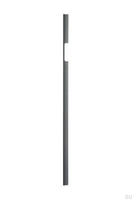 Puxador para móveis alongado Peak 1120 Aluminium Metallic Grey (assimétrico)