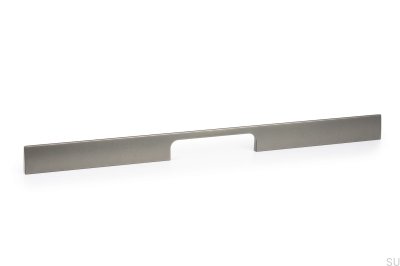 Puxador para móveis alongado Peak 448 Aluminium Metallic Grey