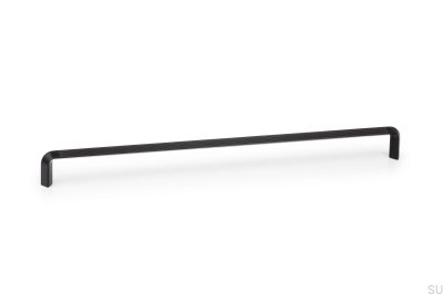 Puxador móvel alongado Linhas 320 Metal Preto Mate