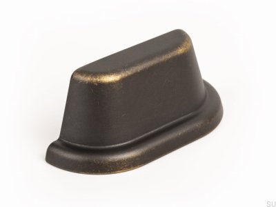 Puxador para móveis em concha de bronze antigo Land 64
