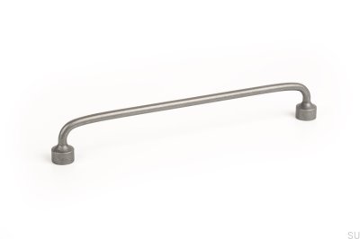 Floid 128 puxador para móveis cinza antigo