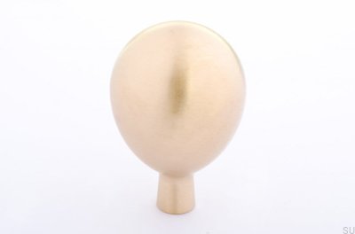 Maçaneta de móveis Drop 28 Latão Escovado sem Pintura