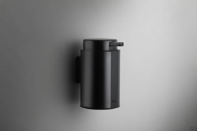Dispensador de sabonete de parede 7144 preto revestido de PVD