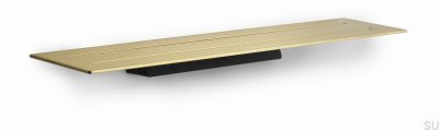 Prateleira simples para banheiro 7022 Revestimento PVD Gold