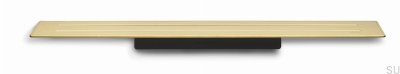 Prateleira simples para banheiro 7022 Revestimento PVD Gold