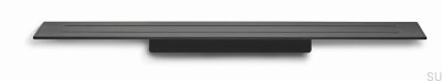 Prateleira de banheiro simples 7024 Revestimento PVD preto