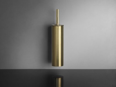 Escova de banheiro montada na parede 7047 Revestimento PVD dourado