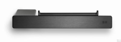 Suporte para papel higiênico 7054 Revestimento em PVD preto