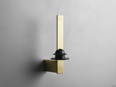 Suporte para rolo de papel higiênico sobressalente 7062 revestimento PVD dourado