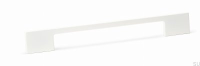 Puxador para móveis alongado Dino 96/128 Metal Branco Mate