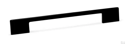 Puxador para móveis alongado Dino 160/192 Metal Preto Mate