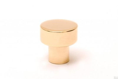 Maçaneta para móveis Dot 18 Latão polido sem pintura