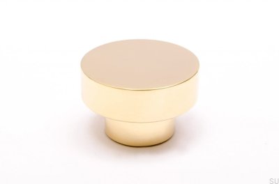 Botão para móveis Dot 30 Latão polido sem pintura