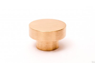 Maçaneta para móveis Dot 30 Brass Brushed Unpainted