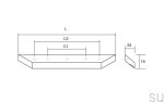 0340200W18--Uchwyt-meblowy-podłużny-Barcco-160-Drewniany-Jesion-Viefe-Skandynawskie-Uchwyty-rysunek-techniczny.jpg