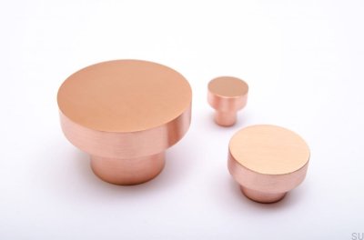 Botão para móveis Dot 30 Copper Brushed Unpainted