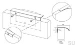 0255128L24--Uchwyt-meblowy-krawędziowy-Noma-0255-128-Aluminiowy-Srebrny-Szczotkowany-Viefe-Skandynawskie-Uchwyty-rysunek-techniczny