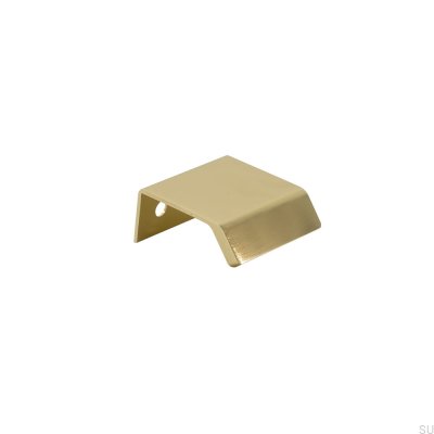 Puxador para móveis Side 40 Aluminium Gold com borda escovada