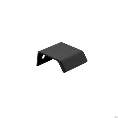 Puxador para móveis Edge Side 40 Alumínio Preto Mate