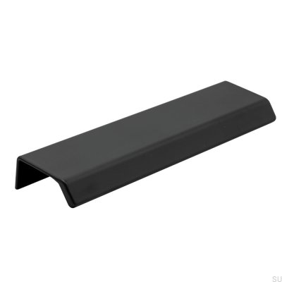 Puxador para móveis Edge Side 160 Alumínio Preto Mate