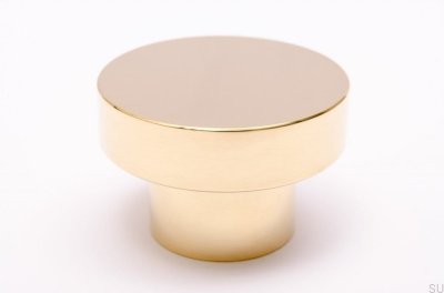 Botão para móveis Dot 50 Latão polido sem pintura