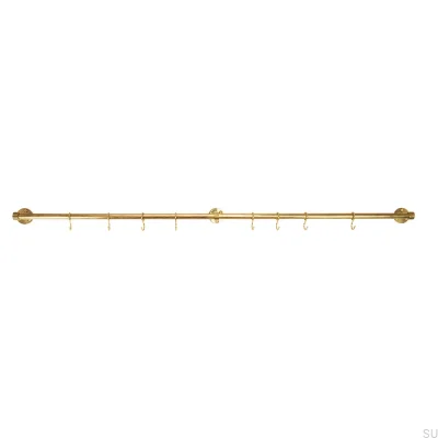 Barra de extensão para cabide de cozinha Aveny 600 Latão polido sem pintura