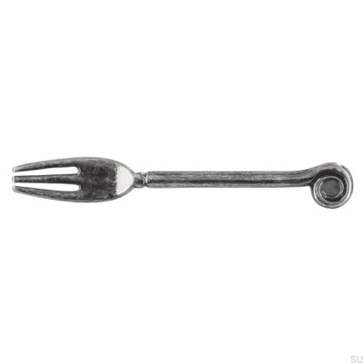 Puxador para móvel alongado 1051 64 Fork Antique Silver