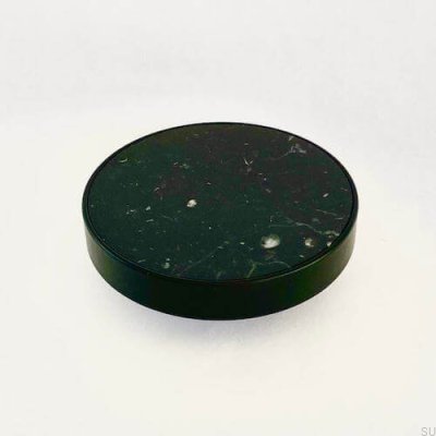 Puxador para móvel Marbelo XL, aço preto, mármore preto