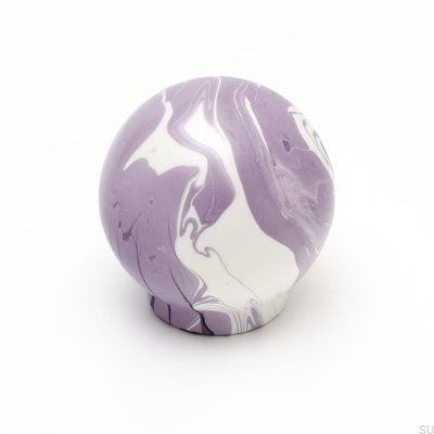 Puxador para móveis Ren White Aubergine 35 Madeira Faia