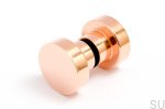 Dot 30 gałka drzwiowa miedź polerowana