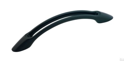 Puxador para móvel alongado 1026 96 Metal Preto Mate
