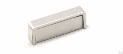 Puxador para móvel alongado 1907F 32 Silver Brushed