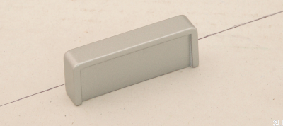 Puxador para móvel alongado 1907F 32 Silver Brushed