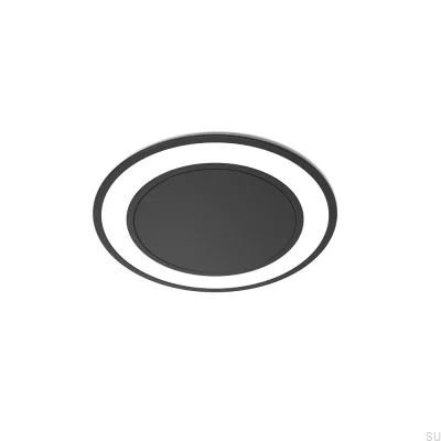 Refletor LED com tampa Holl D-M Preto Mate