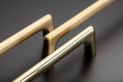 Puxador móvel alongado Octavio 128 Gold Brushed