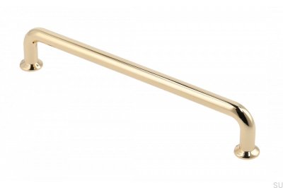 Puxador para móveis alongado Nord 128 Gold Polished