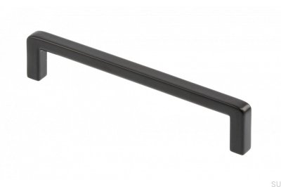 Puxador para móvel alongado Bagio 128 Metal Preto Mate
