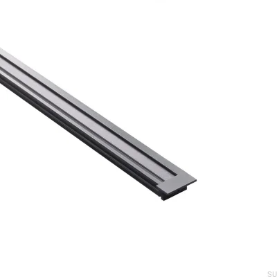 Perfil LED 8112 2000 Preto