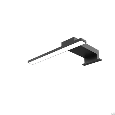 Candeeiro de casa de banho por cima do espelho Candeeiro de parede LED Lady 500 mm Preto