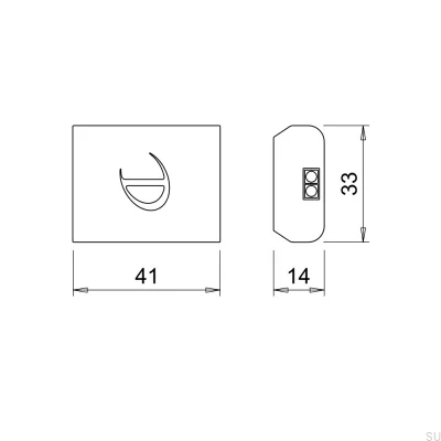 Sensor infravermelho para iluminação IR-Sensor IR WI-XD X-Driver Alumínio