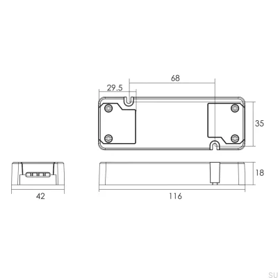 Driver de LED push-dim/Dali C5AD